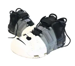 ナイキ NIKE AIR MORE UPTEMPO 96 ナイキ エア モアアップテンポ 白 グレー 黒 921948-002 メンズ靴 スニーカー ブラック 26.5cm 101sh-2528