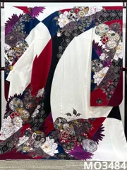 振袖 金銀彩 刺繍 身丈177cm 撥水加工済 トールサイズ MO3484