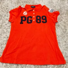 n10 パーリーゲイツ オレンジ レディース ゴルフウェア ポロシャツ サイズS