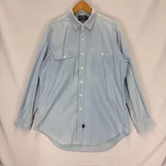 POLO COUNTRY RALPH LAUREN 90s ダンガリーシャツ サイズⅬ FADE 襟汚れ 08030212 01