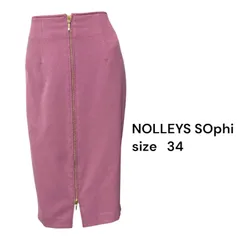 No.239 (♡)NOLLEYS SOphi  ダブルジップタイトスカート フェミニンのサムネイル