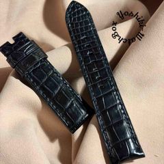 江口時計店オリジナルベルト マストタンク シャイニークロコレザー 江口時計店オリジナルベルト マストタンク シャイニークロコレザー