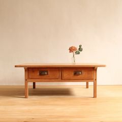 関家具 無垢材 セージ リビングテーブル センターテーブル - メルカリ