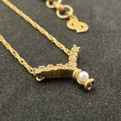 新品級 NINA RICCI ヴィンテージストーン ネックレス ニナリッチ138 