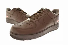 ナイキ NIKE ×SUPREME シュプリーム AIR FORCE 1 LOW Baroque Brown エアフォース 1 ロー バロックブラウン CU9225-200 28 ブランド古着ベクトル 中古☆AA★▲■260302