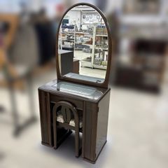 大塚家具 高級ドレッサー 鏡台 椅子付 配達可 来店特典有 広島県安芸