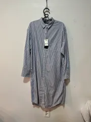 GIORDANO ジョルダーノ ストライプ シャツ ONE PIECE S 新品