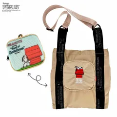 新品 送料無料 2026新作 ROOTOTE ルートート PEANUTS スヌーピー ROO-shopper 8507 IP.ルーショッパーミッド.ピーナッツ-1D エコバッグ ショルダーバッグ ベージュ【SPORTUS】