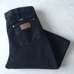 ■古着 Wrangler ラングラー ブラックジーンズ デニムパンツ 黒 実寸W34L30【L5660】