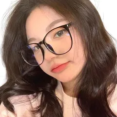 RAYTRUTH メガネ だてめがね オシャレ レディース 韓国風 小顔 度なし (ブラック ブルーライトカット)