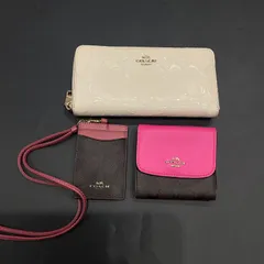 コーチ 　  小物3点（パスケース、財布2点） B26022309