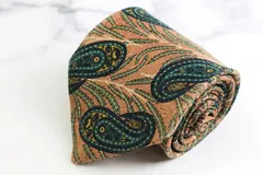 クリスチャンディオール ブランドネクタイ 総柄 ペイズリー 幾何学模様 シルク PO メンズ ブラウン Christian Dior 【中古】