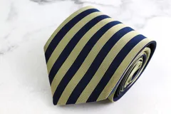 ヨウジヤマモト ブランドネクタイ ストライプ柄 バーチカルストライプ 日本製 PO メンズ ネイビー Yohji Yamamoto 【中古】のサムネイル
