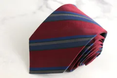 マッキントッシュ ブランド ネクタイ ストライプ柄シルク日本製 PO メンズ レッド MACKINTOSH 【中古】のサムネイル