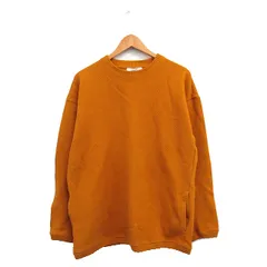 ビーミングバイビームス B:MING LIFE STORE by BEAMS ニット セーター 長袖 コットン シンプル L オレンジ 橙色 /KT24