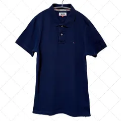 TOMMY HILFIGER トミーヒルフィガー ポロシャツ 半袖 Mサイズ ネイビー メンズ ユニセックス