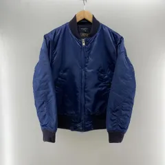 【中古】ENGINEERED GARMENTS BEAMS別注 MA-1 ネイビー サイズS エンジニアドガーメンツ[24]