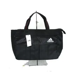 アディダス adidas タグ付き 国内正規品 ゴルフ用 トートバッグ 鞄 ロゴ ブラック 黒 /KT2