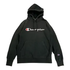 Champion チャンピオン プルオーバー パーカー メンズ Mサイズ ブラック 【送料込み】