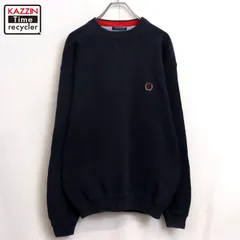 00s TOMMY HILFIGER コットン ニットセーター メンズ 表記Lサイズ