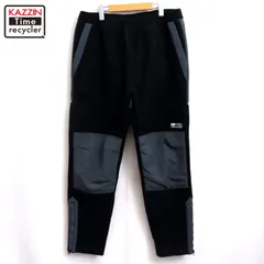 00s Eddie Bauer EBTEK ナイロン切り替え フリース パンツ メンズ 表記Lサイズのサムネイル