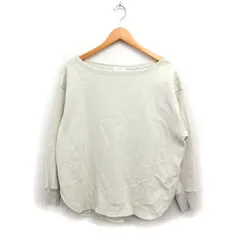 B&Y ユナイテッドアローズ BEAUTY&YOUTH ビューティー&ユース ボートネック カットソー Tシャツ 長袖 無地 コットン 綿 ナチュラル /FT20
