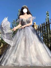 シンデレラ ドレス コスプレ 衣装 Dハロ【パニエ・手袋・ピアス