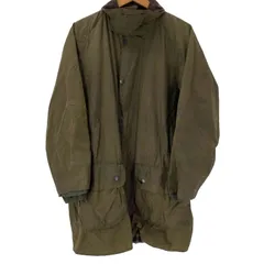 バブアー Barbour 00S 縦ワラント 英国製 裏地タータンチェック GAMEFAIR JACKET ゲームフェア オイルド ジャケット 2000年製 メンズ  C40のサムネイル