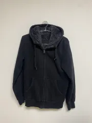 UNIQLO ボアファー フードジップアップ m