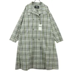 未使用 Rodeo Crowns ロデオクラウンズ コットン チェック柄 長袖 スプリングコート F グレー系 レディース 古着