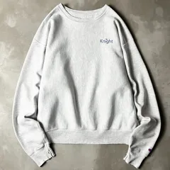 00s Champion 企業 ロゴ プリント プレミアム リバースウィーブ スウェット トレーナー / 00年代 オールド チャンピオン 霜降り グレー