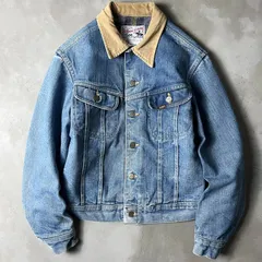 70s 80s USA製 Lee STORM RIDER 220-0141 デニム ジャケット L / 70年代 80年代 アメリカ製 ビンテージ ストームライダー ブランケット ライナー