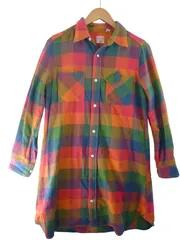 k05251022027　BEAMS BOY　フリーサイズ　マルチカラー　　ワンピース or ドレス　シャツワンピース　秋冬