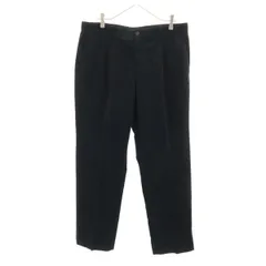 LANVIN LA COLLECTION ランバンコレクション 日本製 コーデュロイパンツ 94 ブラック メンズ 古着