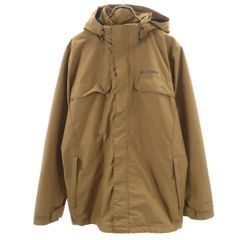 美品✨コロンビア 総柄 マウンテンパーカー ベージュXL 防風OMNI-WIND 