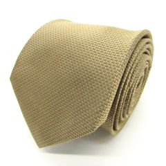 ビームスハート ブランド ネクタイ チェック柄 格子柄 シルク PO メンズ ベージュ BEAMS HEART 【中古】