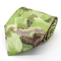 ポールスミス ブランド ネクタイ 総柄 シルク イングランド製 PO メンズ グリーン Paul Smith 【中古】