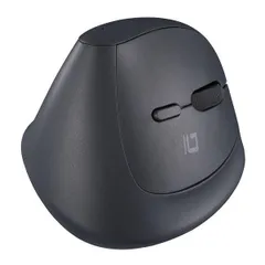 Digio2 Bluetooth ミニエルゴ静音マウス 5ボタン／BlueLED [PICK ] MUS-BKF223BK ブラック