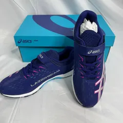 【未使用】アシックス レーザービーム SE-MG スニーカー 24.5cm ジュニア キッズ 1154A068-404 マジックテープ asics LAZERBEAM 運動靴 ランニング