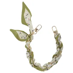 【新品】 [CAPASTEC] スマホストラップ ショートフォンストラップ スカーフシリーズ ハンドバッグストラップ おしゃれ プレゼント 紛失・忘れ物防止 ハンドバッグ用 財布用 交換用ストラップ グリーン 1個 1