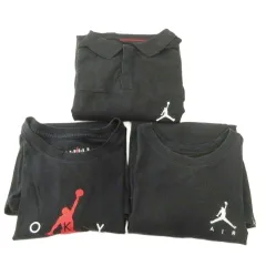 ナイキ NIKE 3点セット おまとめ Tシャツ プリント ロゴ 薄手 M～XLサイズ 黒 ブラック