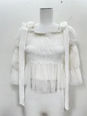 snidel スナイデル プルオーバー カットソー sizeone/白 ■◆ レディース