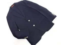 ABAHOUSE アバハウス チェック ジャケット size44/紺 ■◇ メンズのサムネイル