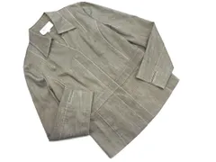 自由区 リネン混 ジャケット size38/グレー ■◇ レディースのサムネイル