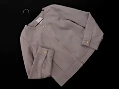 VIS ビス スウェード調 ジップ ノーカラー ジャケット sizeM/ラベンダー ■◇ レディースのサムネイル