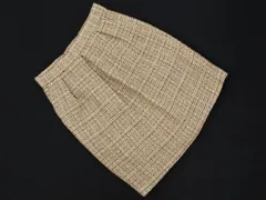 PRIME PATTERN プライムパターン cherite ツイード Aライン 台形 スカート sizeM/ベージュ ■◇ レディースのサムネイル