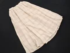 新品 SM2 サマンサモスモス チェック柄 ギャザー ロング スカート sizeF/ライトベージュ ■◇ レディース