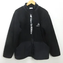 g■ニューバランス/Newbalance フリースジャケット/JWJP0031【XL】黒/LADIES/39【中古】■
