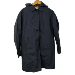 AIGLE(エーグル) コート サイズ38 M レディース美品  - ダークネイビー 長袖/中綿/ライナー着脱可/秋/冬