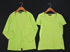 7-IDconcept. 7-IDコンセプト アンサンブル カーディガン size38/ライトグリーン ■◇ レディース